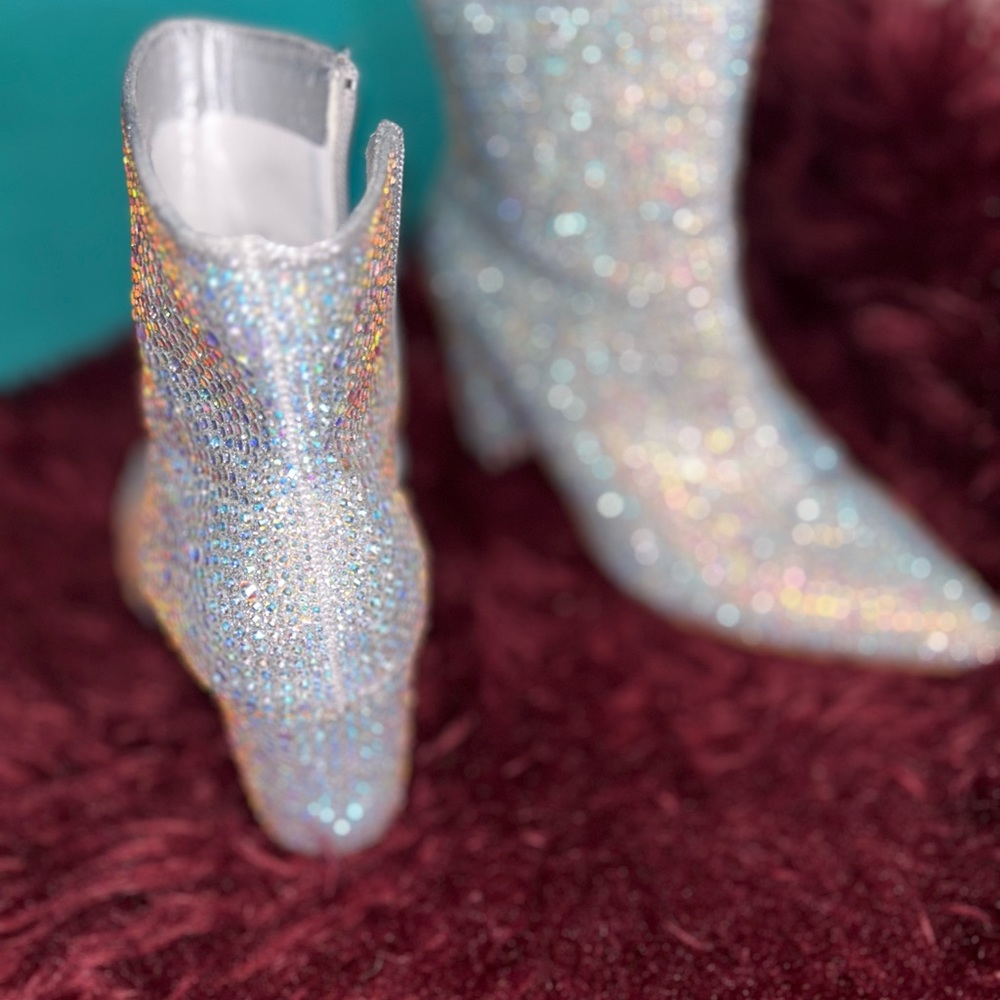 Rhinestone booties